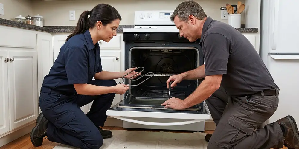 Oven Heating Element Replacement in Dorchester Center, MA