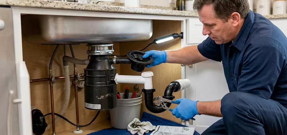 Garbage Disposal Splash Guard and Trap Installation in Dorchester Center