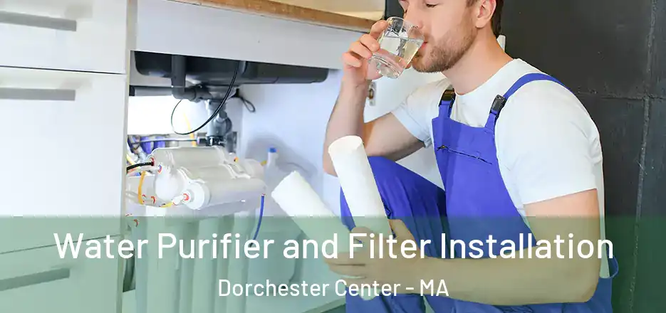 Water Purifier and Filter Installation Dorchester Center - MA